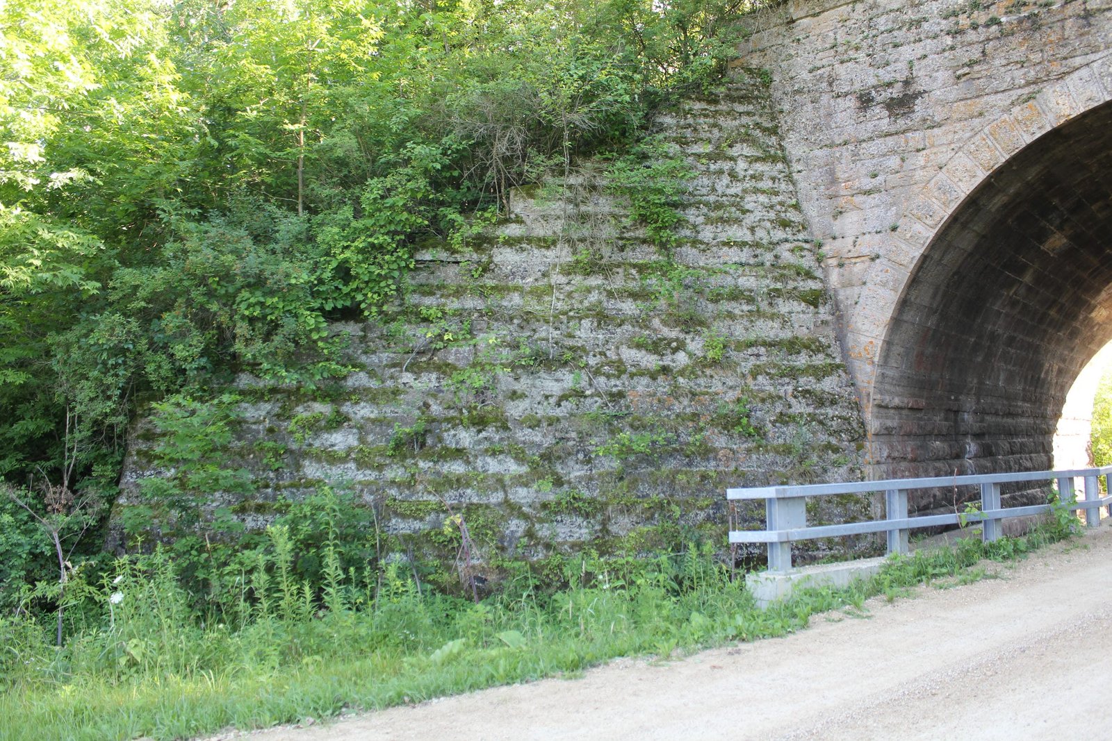Northeast wing wall